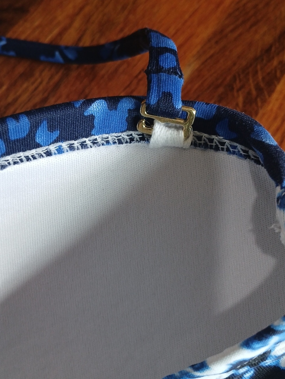Tommy Bahama Shibori Splash Shirred Bandeau One Piece Swimsuit - 14 - Picture 5 of 7